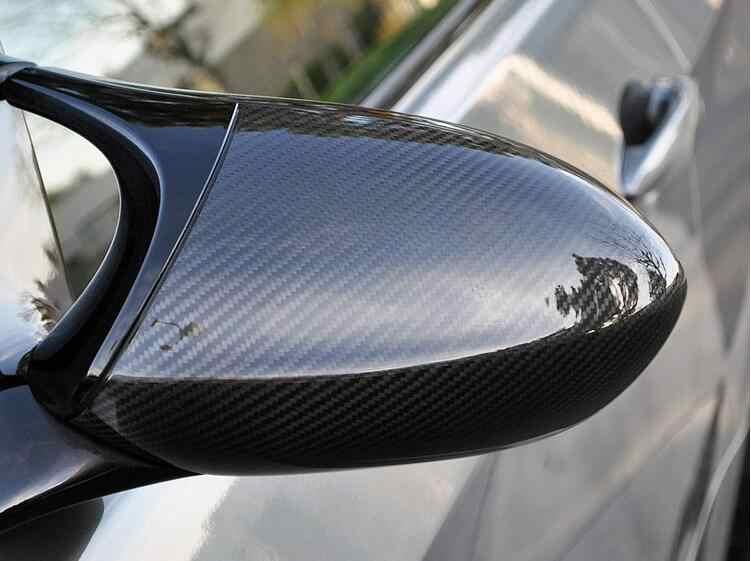 KYYET Compatible avec BMW E90 E91 E92 E93 PRE-LCI Noir brillant Style M3  Coque de rétroviseur latéral : : Auto
