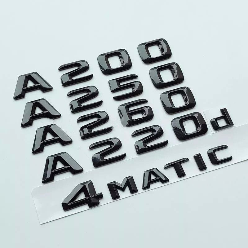 Emblèmes de badge Mercedes Amg Edition Noir brillant pour tous les