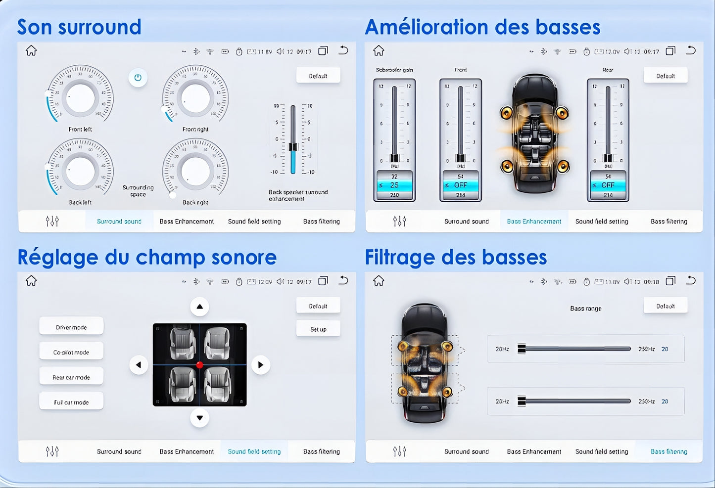 Autoradio connecté Android Auto et Apple CarPlay pour Volkswagen Polo 5 6R (2009 à 2013)