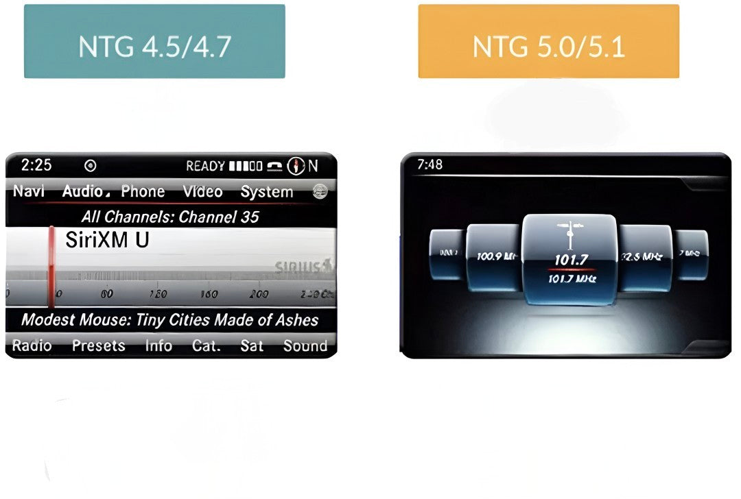 Boîtier Autoradio connecté Android Auto et Apple CarPlay pour Mercedes GLA W156 NTG (2012 à 2016)