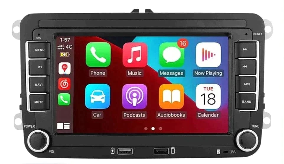 Autoradio connecté Android Auto et Apple CarPlay pour Volkswagen VW Passat (2005 à 2013)