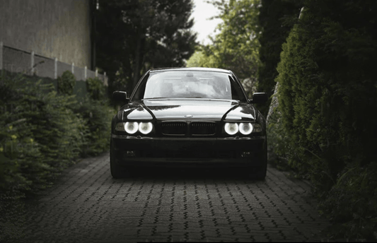 Blanc 6000K Phares Angel Eyes Anneaux LED pour BMW Série 7 E38 (1994 à 2001)