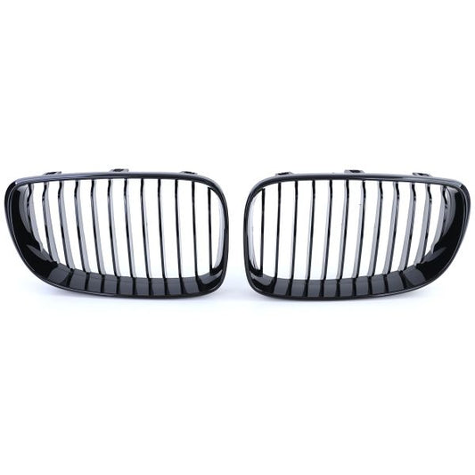 BMW Série 1 E87 - Grilles de calandre noires type M Performance (2004 - 2011)