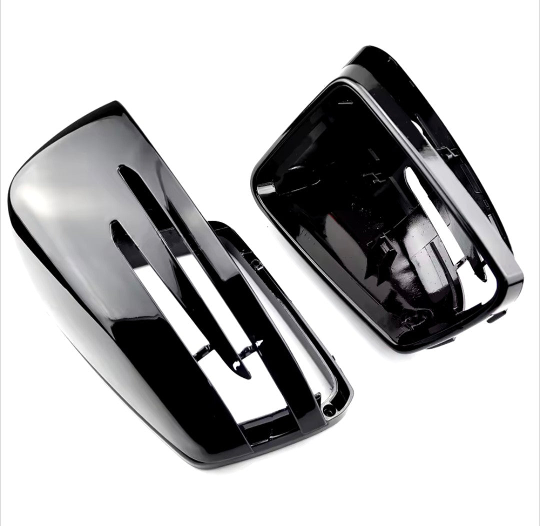 Mercedes Classe S W221 - Coques de rétroviseurs Noires Brillantes (2007 - 2013)