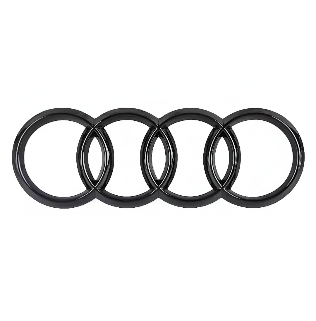 Emblème de calandre logo AUDI Black Edition Noir