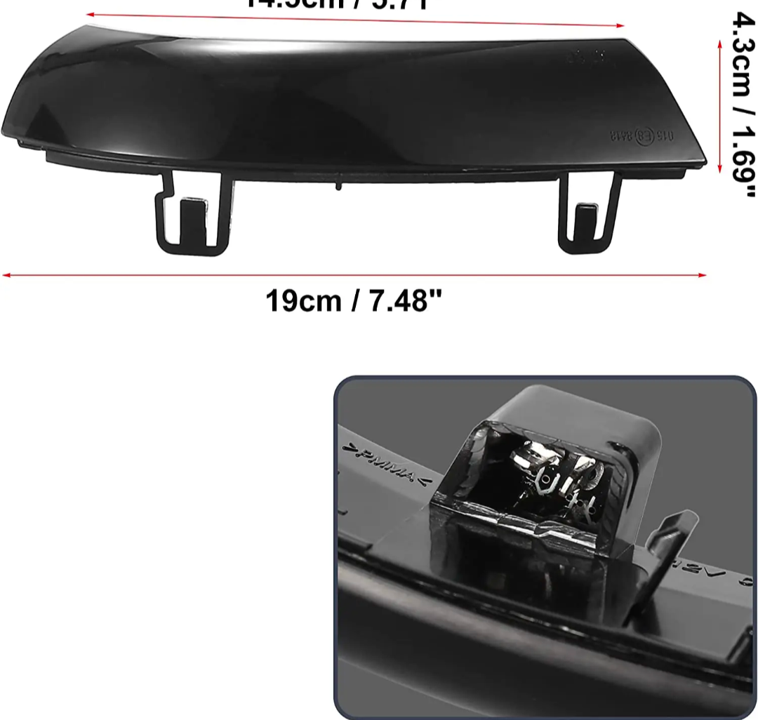 Clignotants répétiteurs dynamiques LED de rétroviseurs pour VW Golf 5 (2003 - 2008)