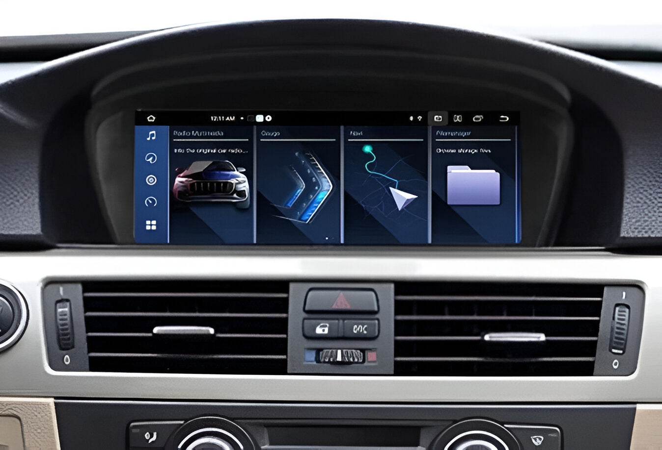 Autoradio connecté Android Auto et Apple CarPlay pour BMW Série 6 E63 E64 CCC CIC (2003 à 2010)