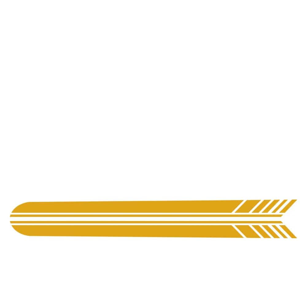 Autocollant Sticker retroviseurs logo AMG - Couleur : jaune