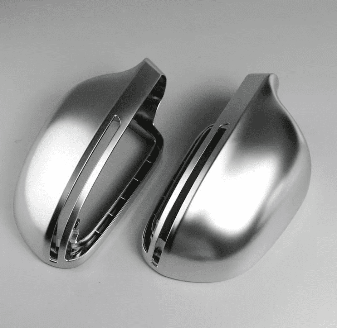 Coques de rétroviseurs Argent Mat Chrome pour Audi A4 B8