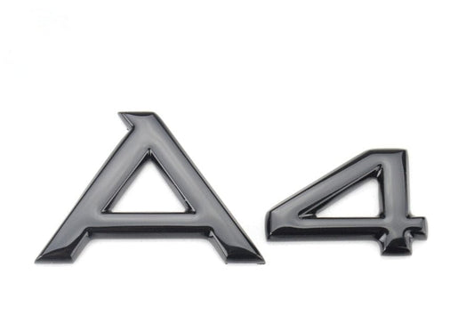 Emblème Logo A1 Arrière Coffre Noir Brillant 65x35 MM Pour Audi A1 -   France